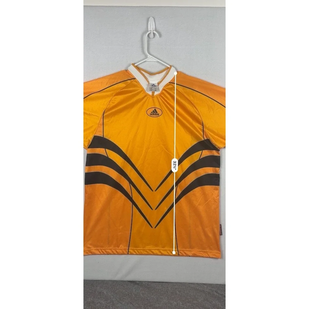 Adidas Gold/Orange Sports Jersey – Men's XL
